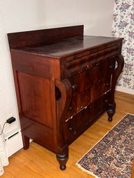 Antique Empire Flame Mahogany Dresser