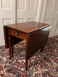 Antique Mahogany Drop Front Table