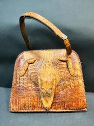 Vintage Alligator Handbag