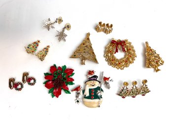 Vintage Costume Jewelry 'holiday'