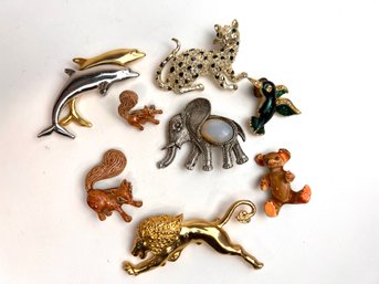 Vintage Costume Jewelry 'animals'