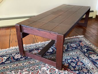 Vintage Wooden Home Made Coffee Table