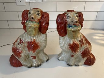 Pair Of Staffordshire Dogs