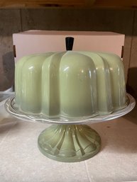 Vintage Nordicware Bundt Cake Stand Ombre Avocado