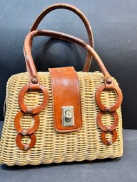 Vintage Woven Handbag