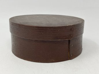 Early 19C Round Bentwood Pantry Box