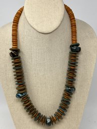 Handmade Spanish Pottery Beaded Necklace