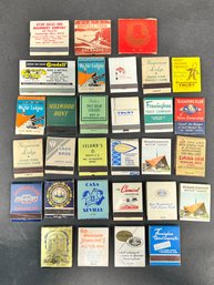 Collection Of Vintage Advertising Matchbooks