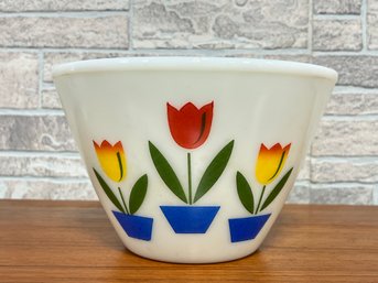 Vintage Fire King Tulip Mixing Bowl