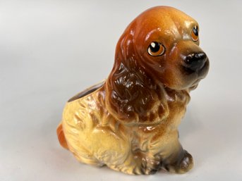 Vintage Spaniel Planter