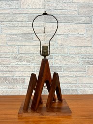 Mid Century Sculptural Table Lamp