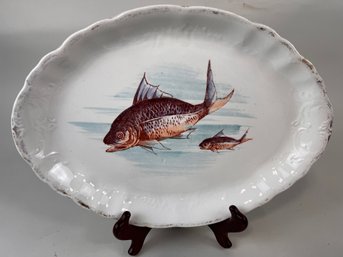 Antique Fish Plate Platter