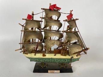 Vintage Whaling Ship Clipper 1846