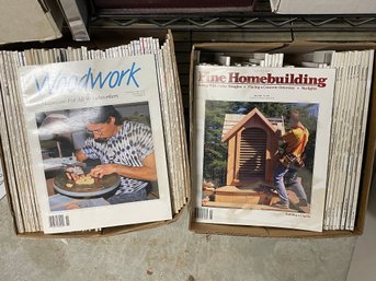 Large Lot Of Woodworking Magazines