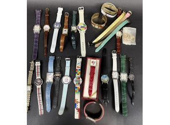 Large Lot Of Costume Watches