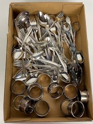 Large Collection Of Silverplate Flatware
