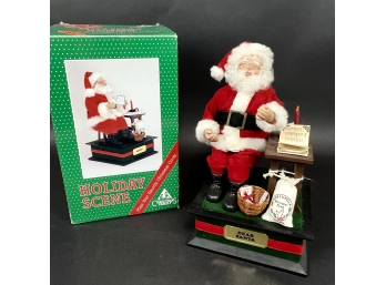 Battery Operated Santa In Original Box