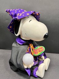 Gemmy Peanuts Dancing Snoopy Wizard Halloween Lights Music Animated Vtg 1997