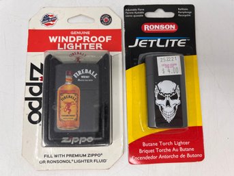 Lot Of Two Unopened Lighters - Zippo/ronson