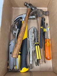 Tray Lot Of Tools Including Stanley And More