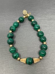 Malachite Beaded Bracelet