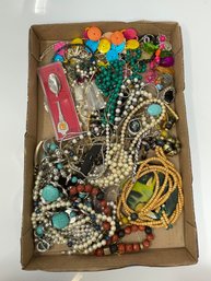 Large Lot Of Costume Jewelry (29)