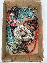 Large Lot Of Costume Jewelry (30)