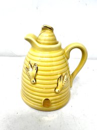Vintage Beehive Skep Honey Pot Pitcher - Pottery