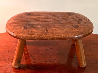 Antique Oak Footstool