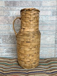 Large Woven Pitcher Basket 20' Tall