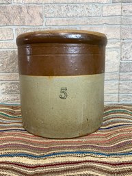 Antique 5 Gallon Crock