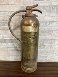 Antique Brass General Quick Aid Fire Guard Fire Extinguisher