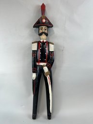 Painted Wooden Soldier Wall Plaque