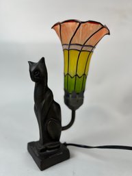 Art Deco Style Cat Table Lamp
