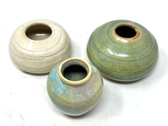 Signed Studio Pottery Vessels