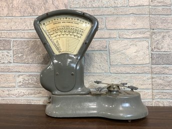 Lagre Vintage Toledo Mailing And Parcel Post Scale