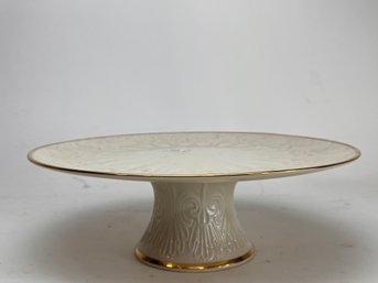 Vtg Lenox Beaumont Pedestal Cake Stand 12.5'