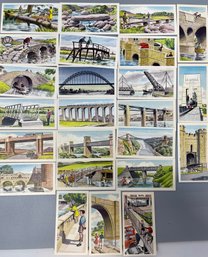 Vintage Priory Tea I-Spy Bridges Trading Cards
