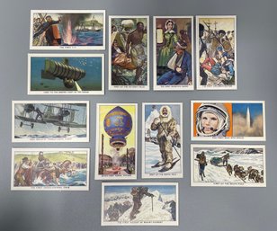 Vintage English Famous Firsts Trading Cards Kellogg  Company