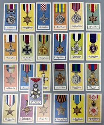 Vintage English Medals Trading Cards