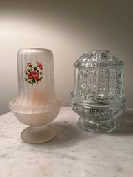 Pair Of Vintage Fairy Lamps