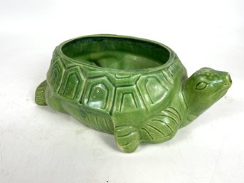 Large Vintage Ceramic Turtle Planter