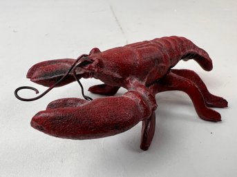 Painted Iron Lobster