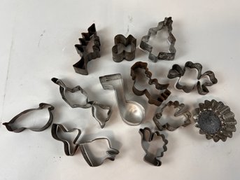 Vintage Tin Cookie Cutter Lot