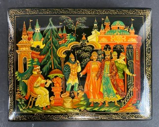 Hand Painted Russian Lacquered Box