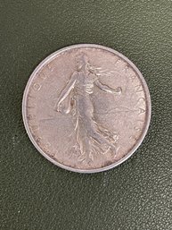 1965 French 5 Francs Cent (J8)