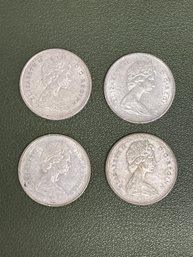 1968 Canadian Silver Quarter Lot(J11)