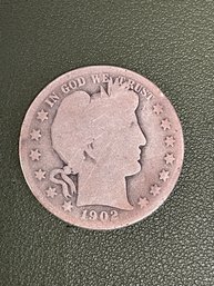 1902 Barber Half Dollar (J18)