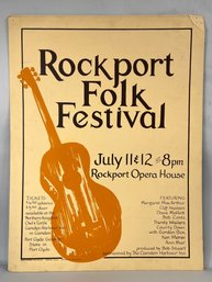 Rolkport Folk Festival Poster 1980