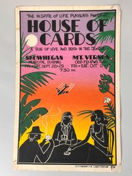 1979 House Of Cards Poster